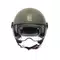 MOMODESIGN FGTR CLASSIC FLIP MATT GREEN / BRONZE - JET HELMET WITH VISOR E2206