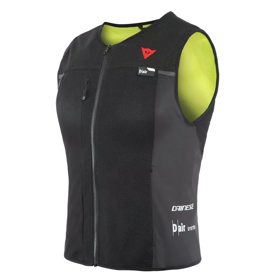 SMART JACKET - WOMEN'S MOTORCYCLE VEST WITH INTEGRATED AIRBAG - BLACK - 1