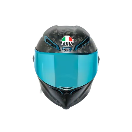 PISTA GP RR FUTURO CARBONIO FORGIATO - MOTORBIKE FULL FACE HELMET E2206 DOT -  - 2