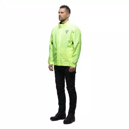 ULTRALIGHT RAIN - UNISEX RAINPROOF MOTORCYCLE JACKET - FLUOYELLOW - 4