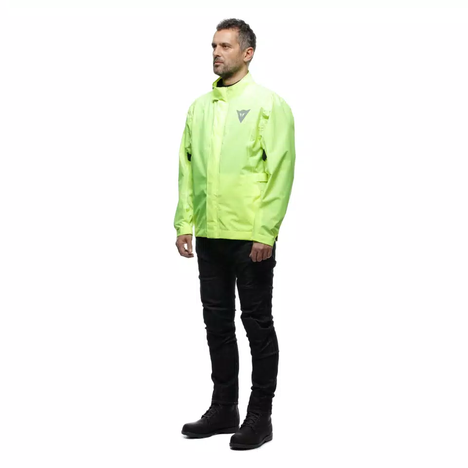 ULTRALIGHT RAIN - UNISEX RAINPROOF MOTORCYCLE JACKET - FLUOYELLOW - 4