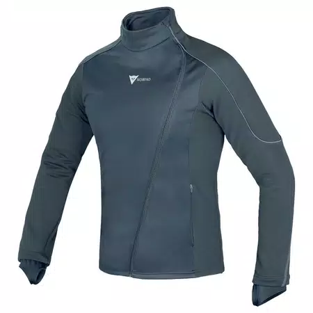 D-MANTLE FLEECE WS - MEN'S MOTORCYCLE THERMAL LAYER - BLACK/BLACK/ANTHRACITE - 1