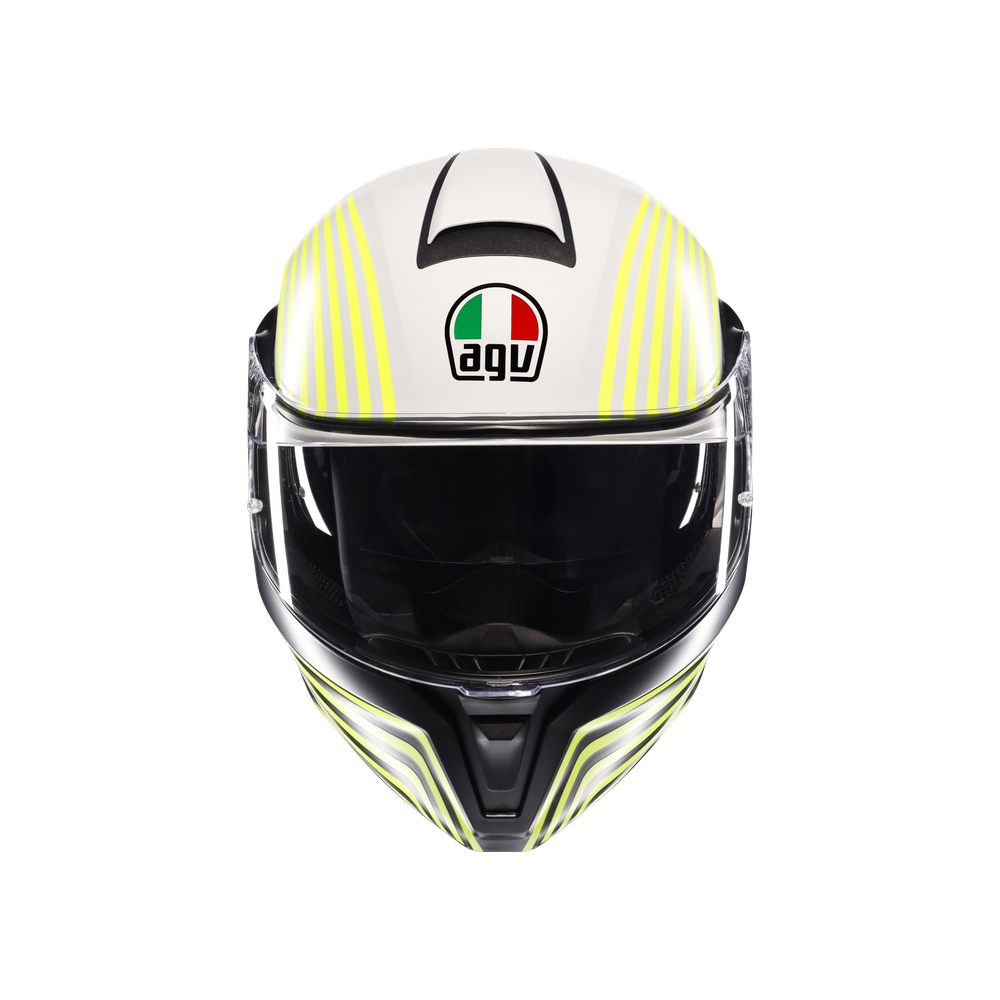 streetmodular-dot-e2206-iseo-matt-white-black-yel-fluo image number 1