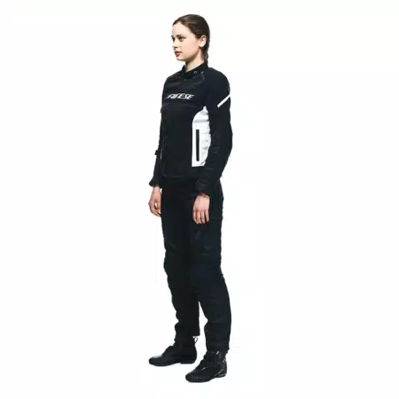 DRAKE 2 SUPER AIR - WOMEN'S SUMMER MOTORCYCLE PANTS IN FABRIC - BLACK/BLACK - 4