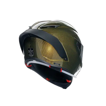 PISTA GP RR ORO (LIMITED EDITION) - MOTORBIKE FULL FACE HELMET E2206 DOT