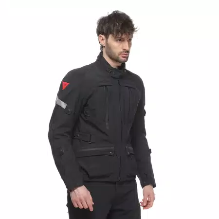 MANGEN ABSØLUTESHELL™ PRO - MEN TOURING MOTORCYCLE JACKET - BLACK/BLACK - 5