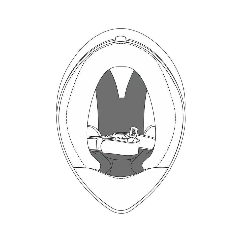 AGV CROWN PAD VELOCE S (L) - BLACK -  - 1