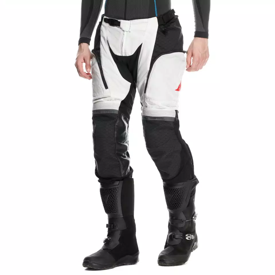 SUPER ADVENTURE ABSØLUTESHELL™ - MEN OFF-ROAD MOTORCYCLE PANTS - BLACK/GLACIER-GREY/RED - 5