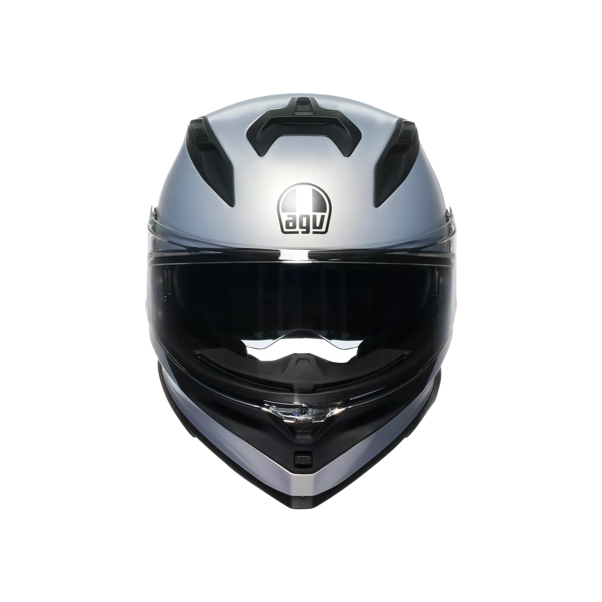 K7 MPLK MONO MATT PRISMA SILVER - MOTORBIKE FULL FACE HELMET DOT (E2206)