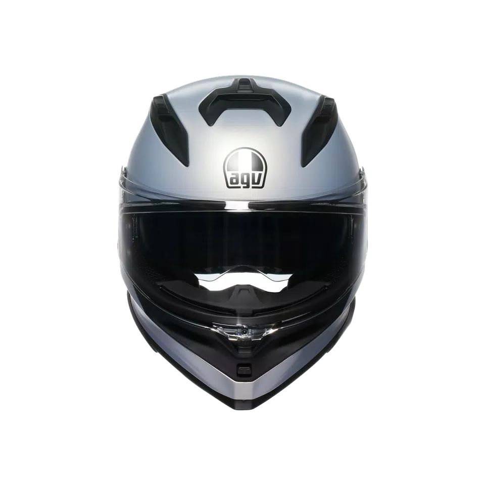 K7 MPLK MONO MATT PRISMA SILVER - MOTORBIKE FULL FACE HELMET DOT (E2206) -  - 2