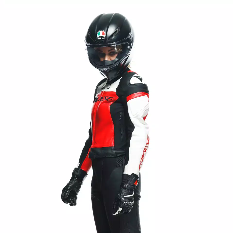 MIRAGE - TUTA MOTO DIVISIBILE IN PELLE DONNA -  - 45