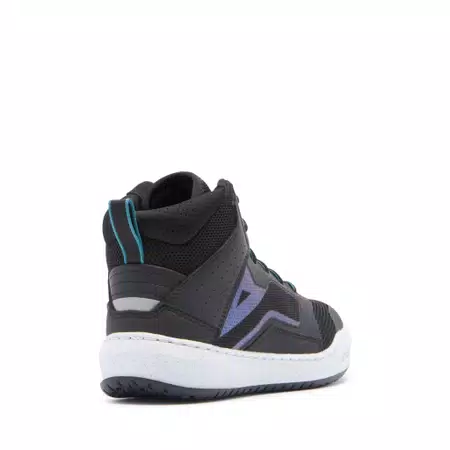 SUBURB AIR - DAMES MOTORFIETSSCHOENEN IN STOF VOOR DE ZOMER - BLACK/WHITE/HARBOR BLUE - 3