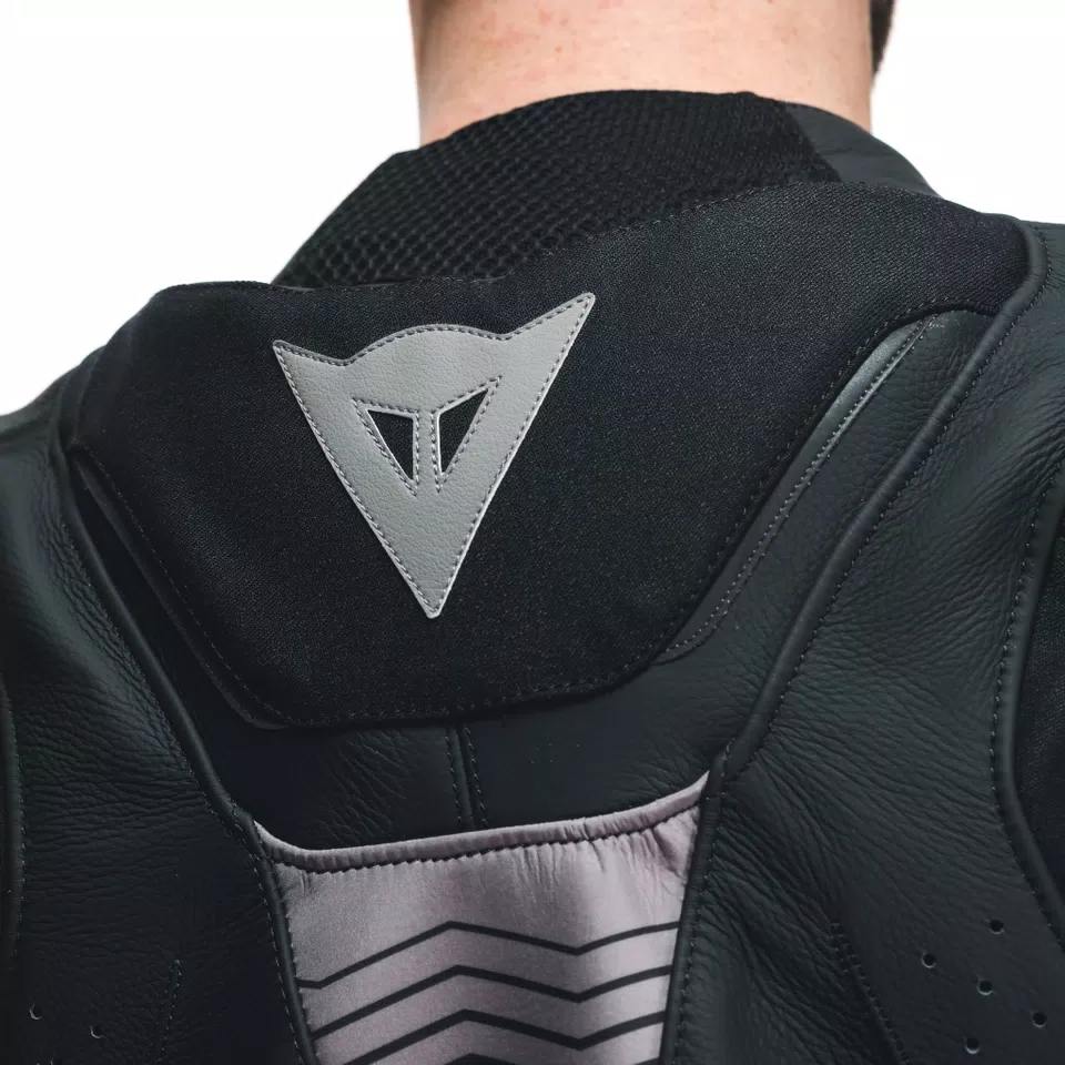 SUPER SPEED 4 - GIACCA MOTO IN PELLE UOMO - BLACK-MATT/CHARCOAL-GRAY - 13