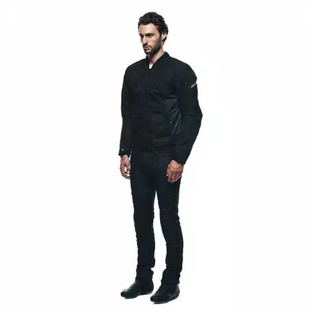 AVRO 5 - CHAQUETA DE MOTO DE TELA PARA HOMBRE - BLACK/BLACK/BLACK - 4