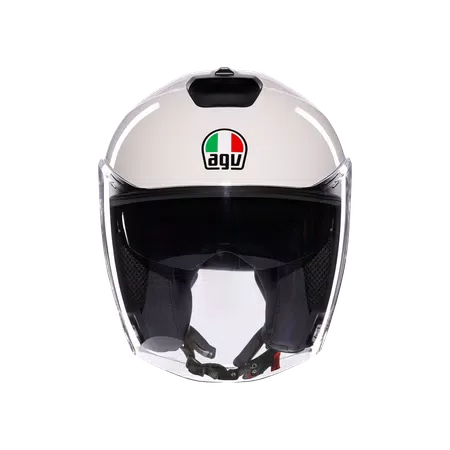 IRIDES MONO MATERIA WHITE - MOTORBIKE OPEN FACE HELMET E2206 -  - 2
