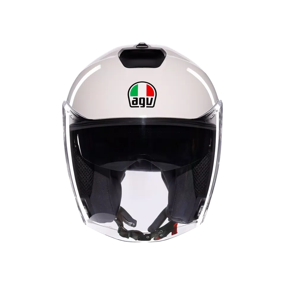 IRIDES MONO MATERIA WHITE - MOTORBIKE OPEN FACE HELMET E2206 -  - 2