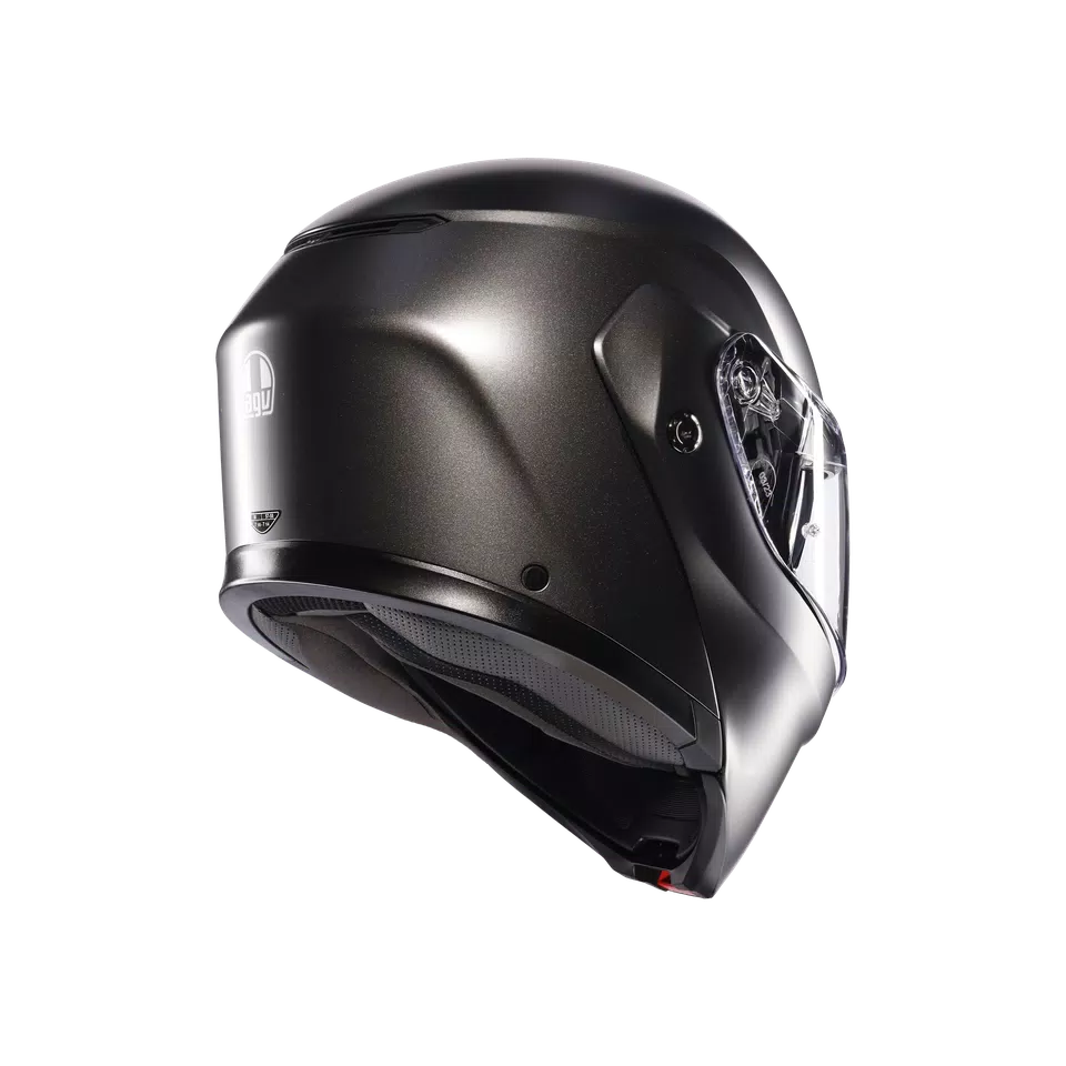 STREETMODULAR MONO MATT ASFALTO GREY - MOTORBIKE FLIP UP HELMET E2206 -  - 6