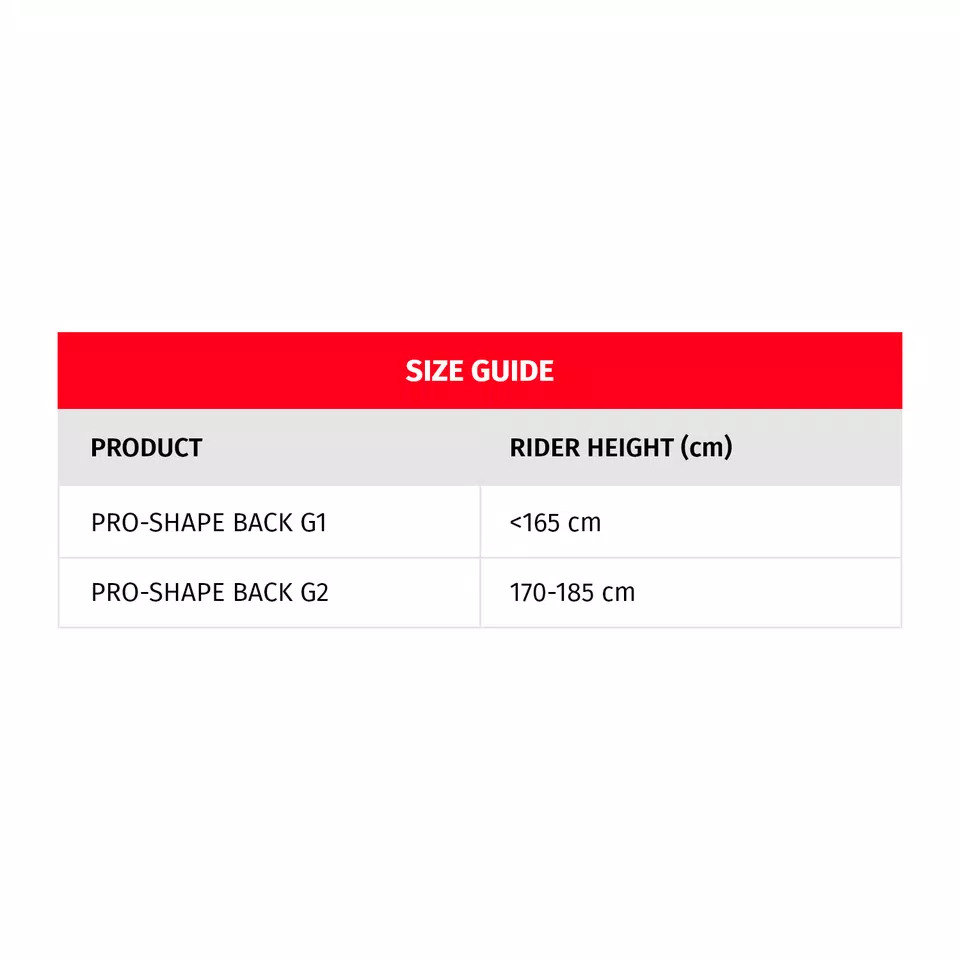 PRO-SHAPE BACK G2 - MOTORCYCLE BACK PROTECTOR - BLACK - 2