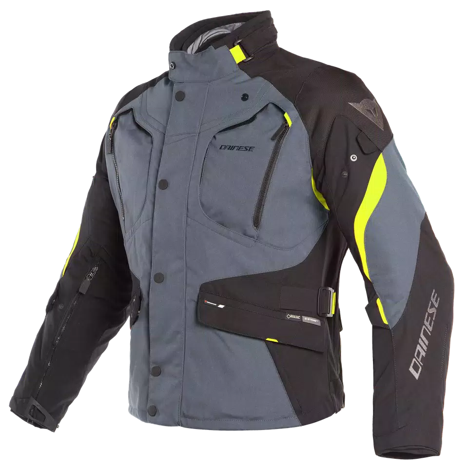 DOLOMITI GORE-TEX JACKET - EBONY/BLACK/FLUO-YELLOW - 1