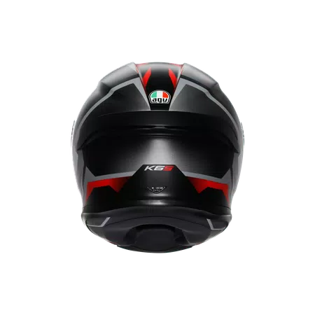 K6 S DOT(E2206) - KARVE MATT BLACK/WHITE/RED -  - 5