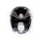 IRIDES BOLOGNA MATT BLACK/TRICOLORE - MOTORBIKE OPEN FACE HELMET E2206