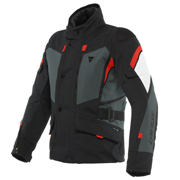 carve-master-3-gore-tex-giacca-moto-impermeabile-uomo-black-ebony-lava-red image number 0