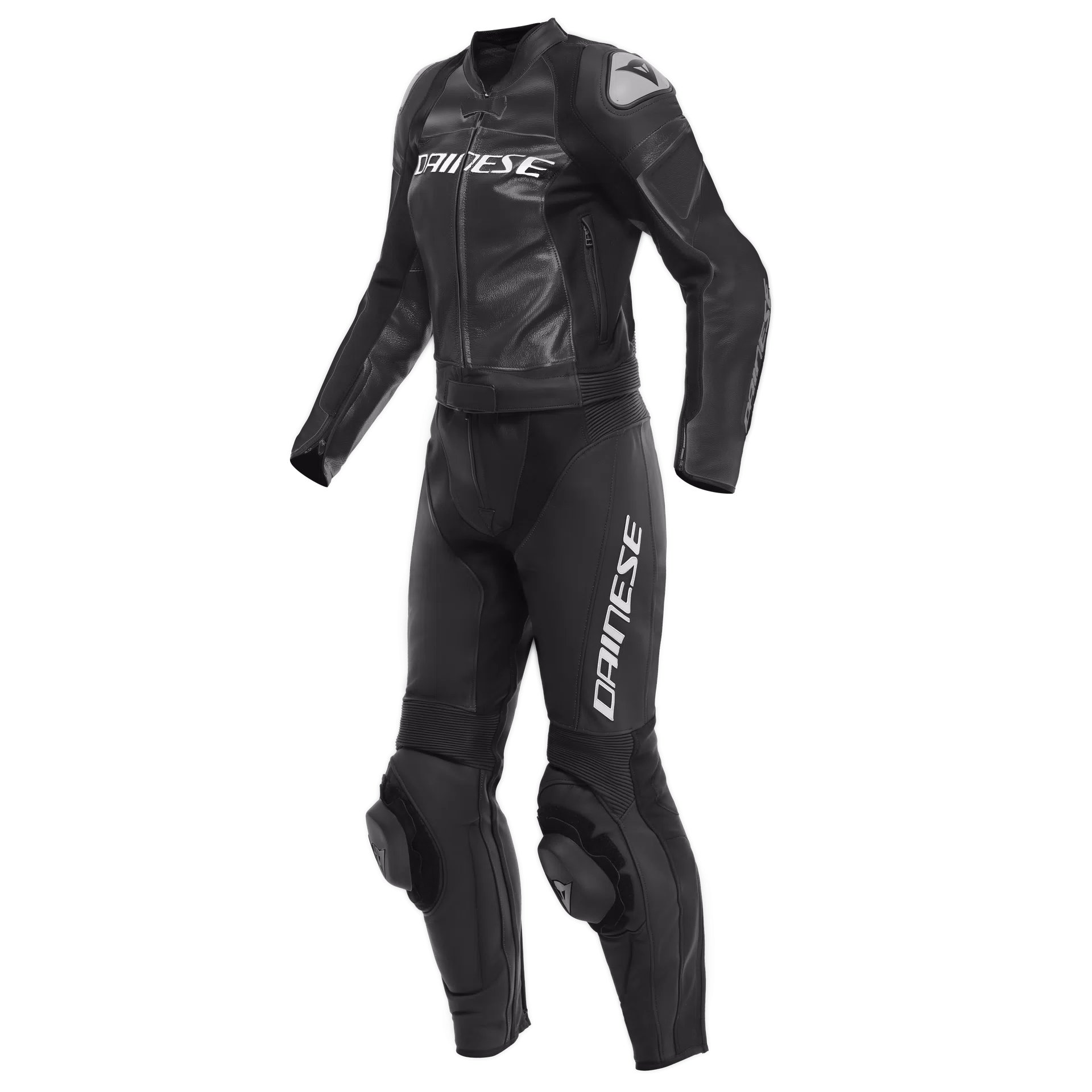 MIRAGE WOMEN S 2 PIECE MOTORCYCLE LEATHER SUIT BLACK BLACK WHITE Dainese