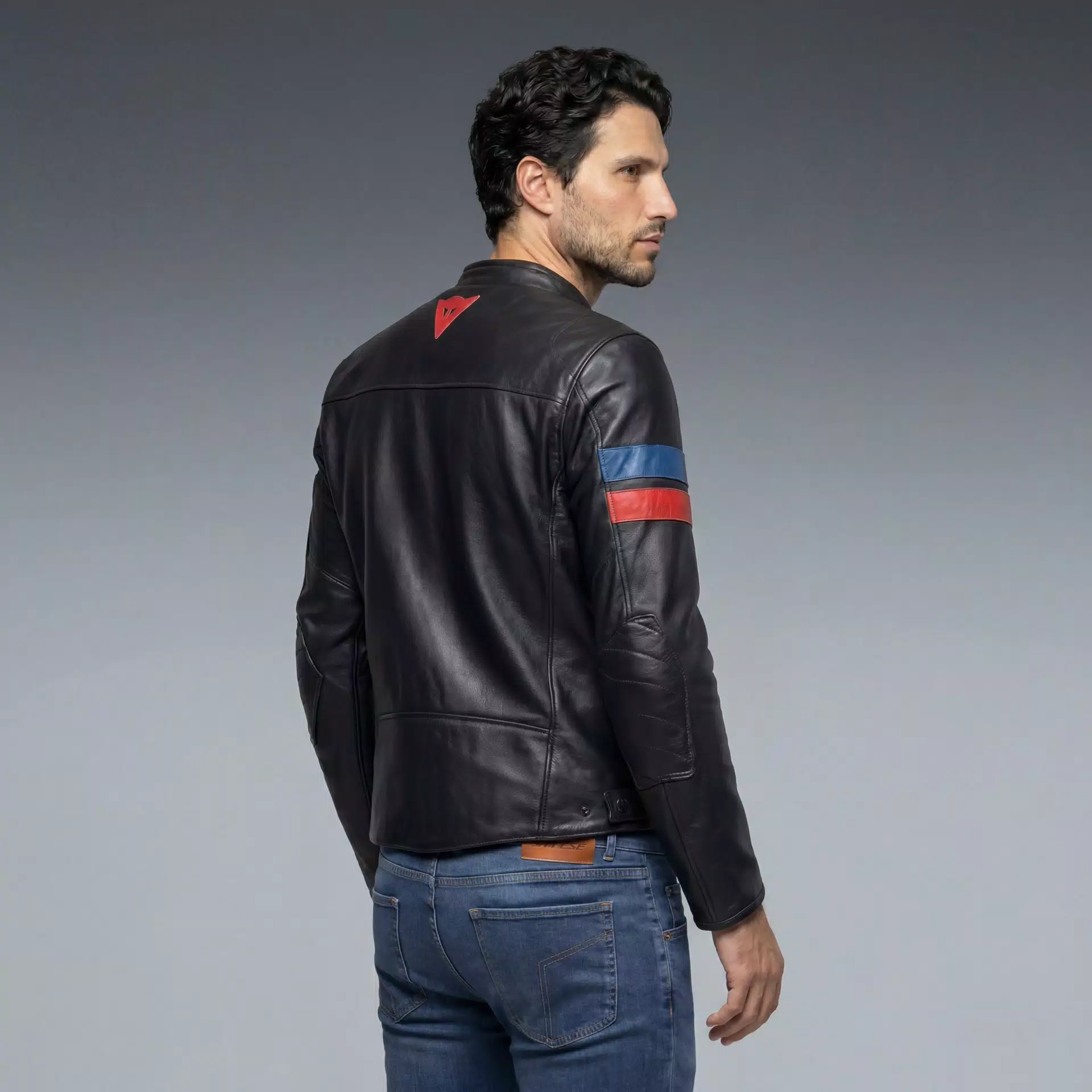 LEGGENDA - MOTORCYCLE JACKET IN LEATHER MEN