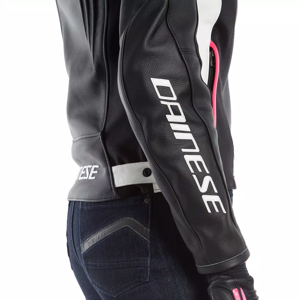 RACING 3 LADY LEATHER JACKET -  - 5