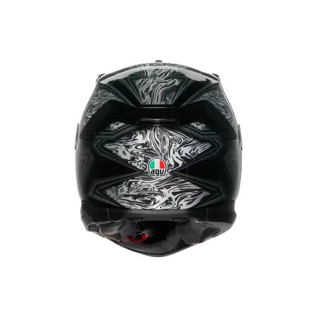 K7 AGV DOT(E2206) MPLK - DAMASCUS BLACK/SILVER -  - 5