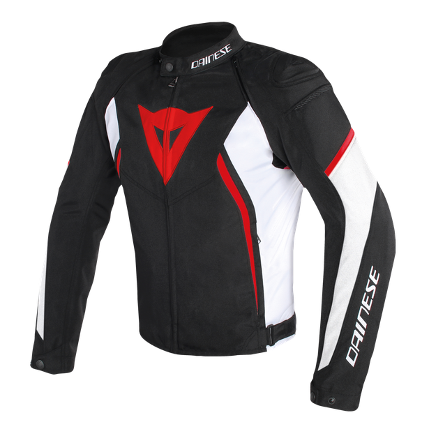 avro-d2-tex-jacket-black-white-red image number 0