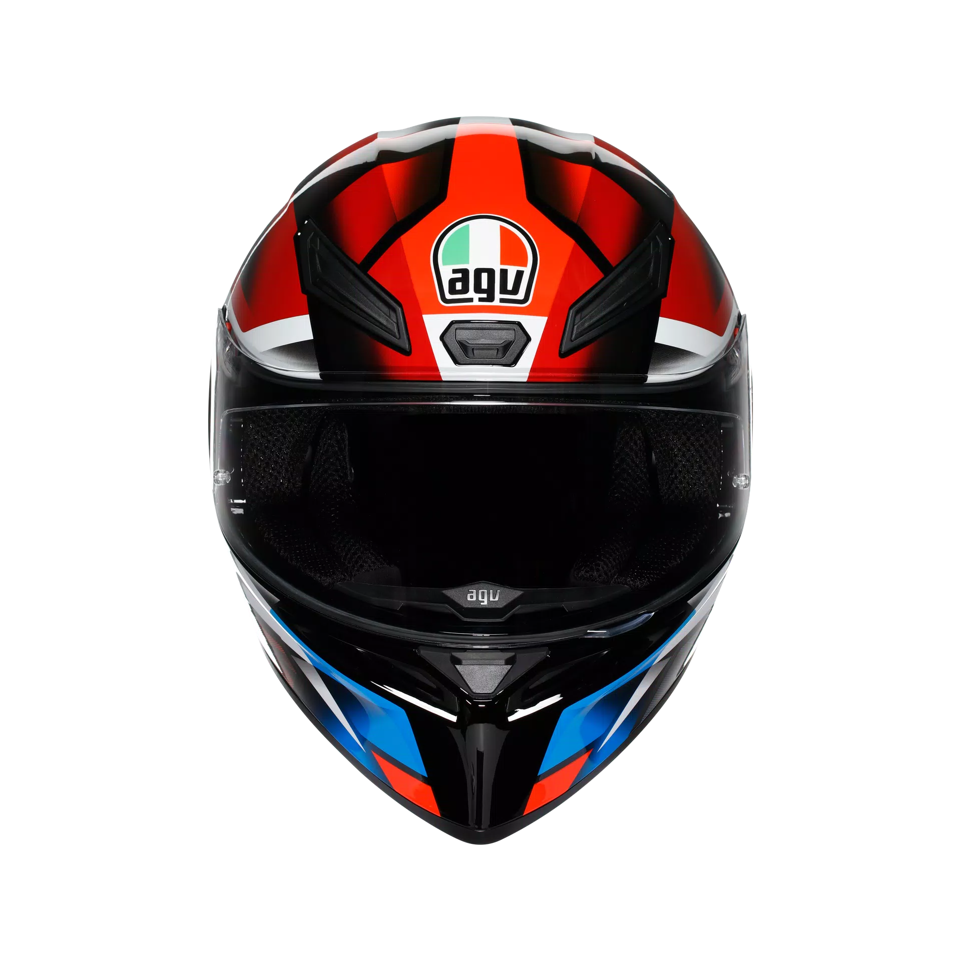 K1 S FASTLAP BLACK/RED/BLUE - MOTORBIKE FULL FACE HELMET DOT (E2206)