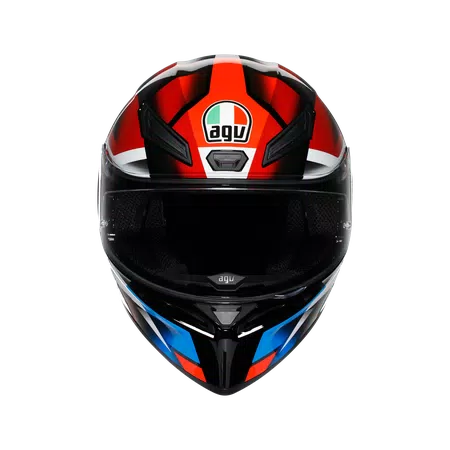 K1 S FASTLAP BLACK/RED/BLUE - MOTORBIKE FULL FACE HELMET DOT (E2206) -  - 2