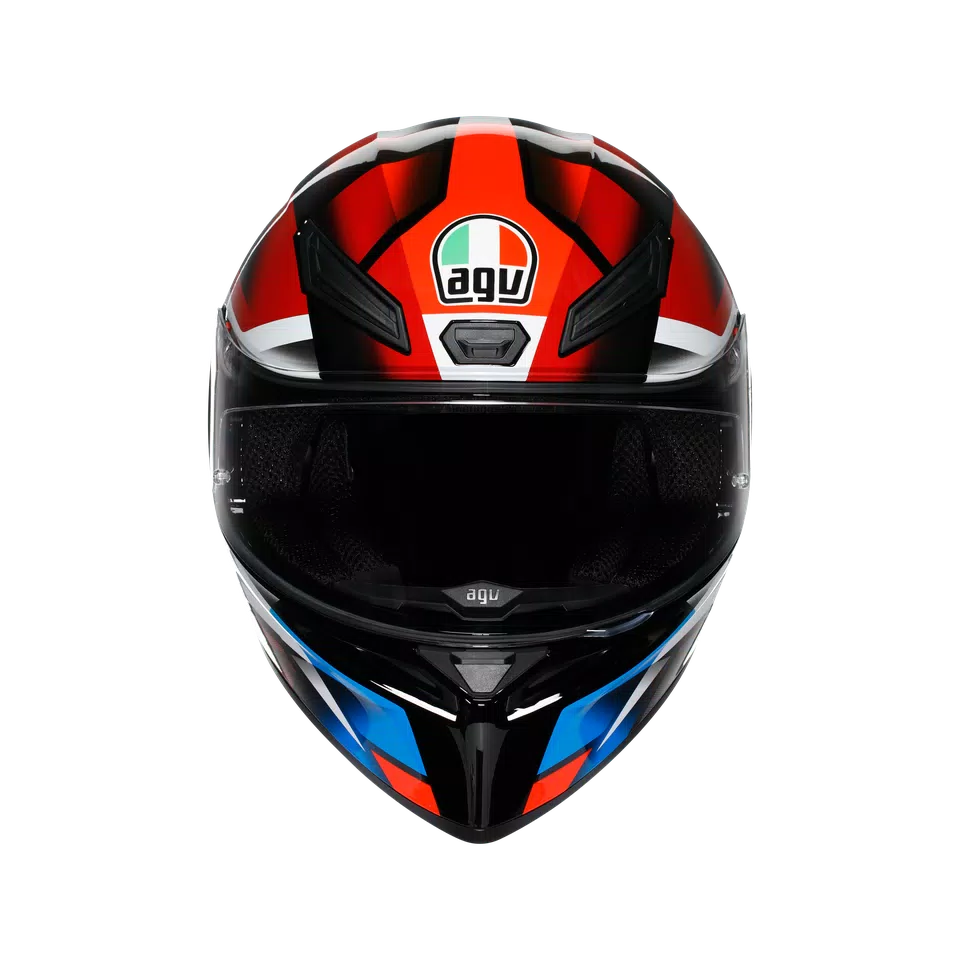K1 S FASTLAP BLACK/RED/BLUE - MOTORBIKE FULL FACE HELMET DOT (E2206) -  - 2