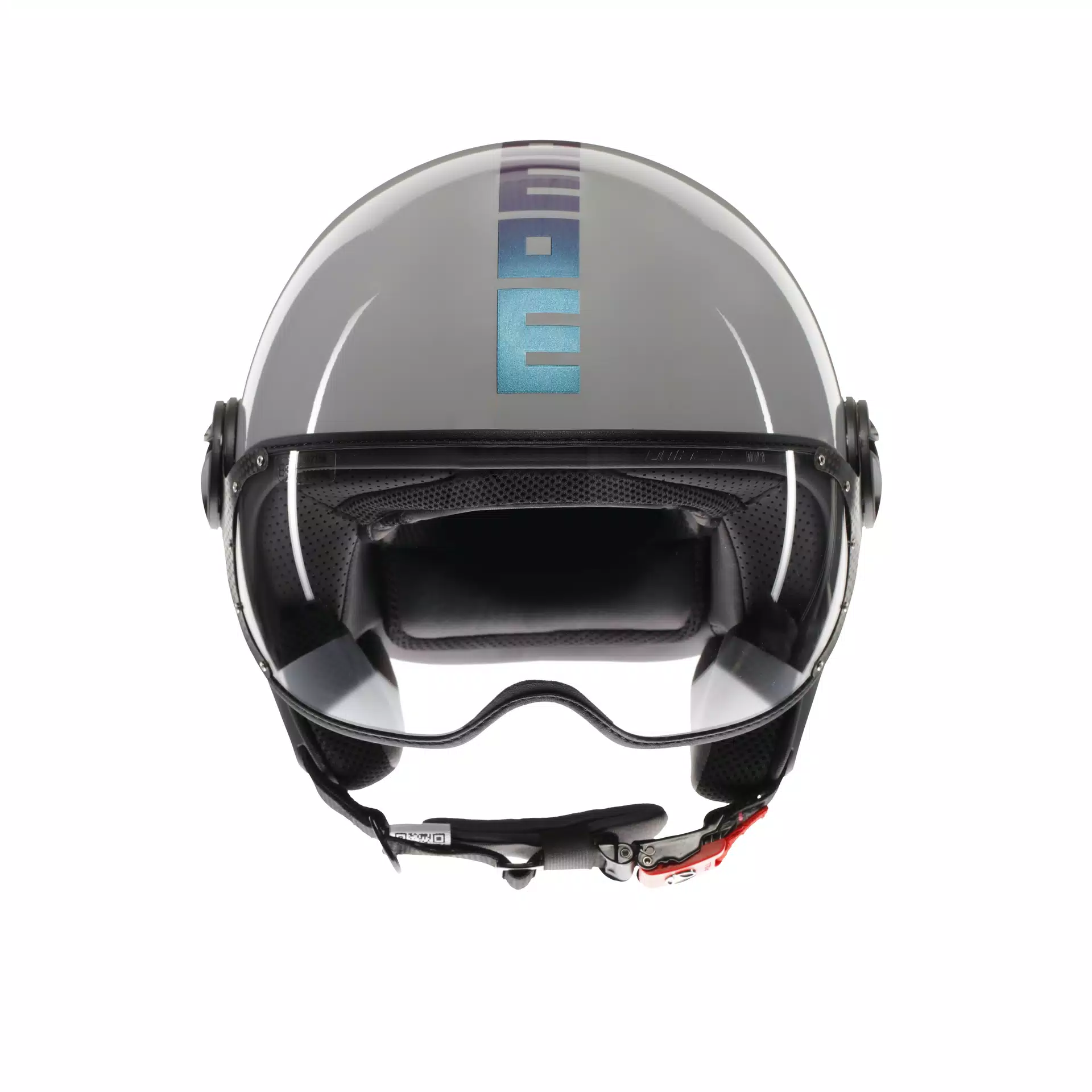 MOMODESIGN FGTR CLASSIC FLIP BLUE / FUCSIA - JET HELMET WITH VISOR E2206