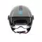MOMODESIGN FGTR CLASSIC FLIP BLUE / FUCSIA - JET HELMET WITH VISOR E2206
