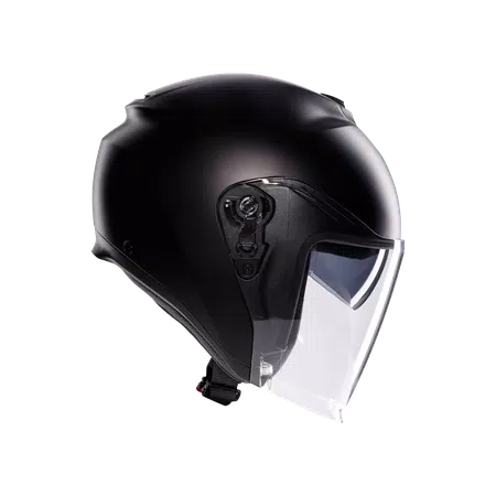 IRIDES MONO MATT BLACK - MOTORBIKE OPEN FACE HELMET E2206 -  - 3