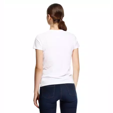 ESSENCE WORDMARK - WOMEN'S CREWNECK T-SHIRT - WHITE - 4