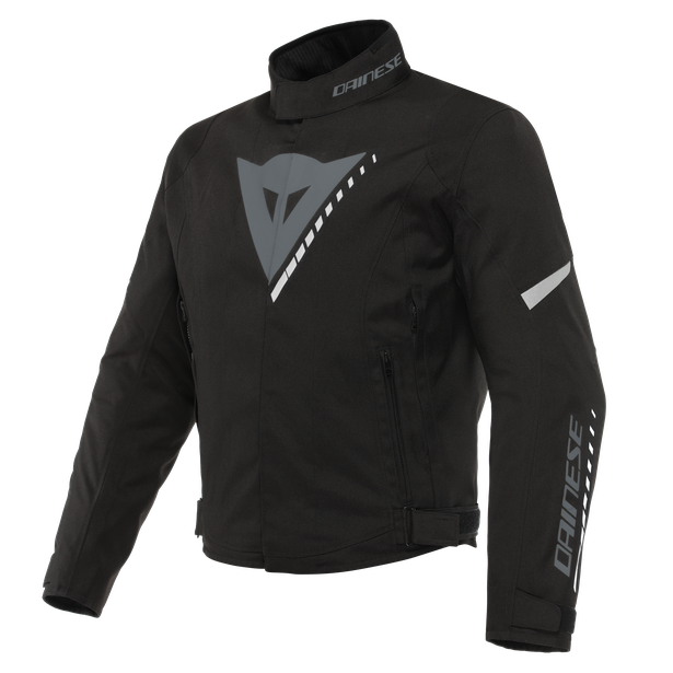 veloce-d-dry-giacca-moto-impermeabile-uomo-black-charcoal-gray-white image number 0