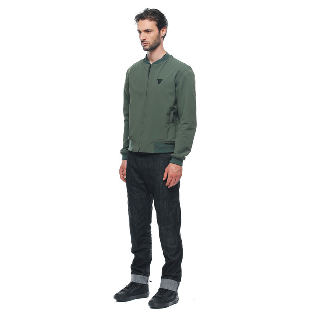 bhyde-no-wind-tex-giacca-moto-in-tessuto-uomo-green image number 3