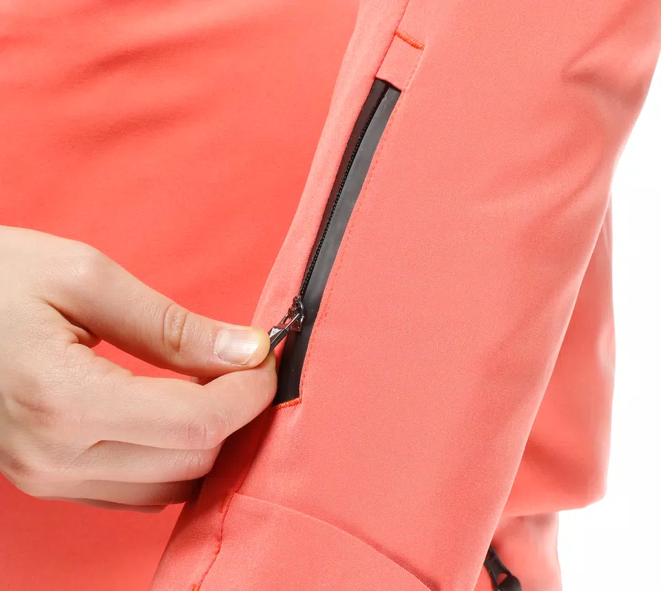 ZIVES AEROSENSE-DRY - WATTIERTE DAMENJACKE - CORAL - 5