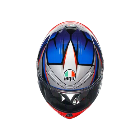 K6 S SLASHCUT BLACK/BLUE/RED - MOTORBIKE FULL FACE HELMET E2206 -  - 7