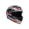 K3 E2206 - SPACE MATT WHITE/RED FLUO