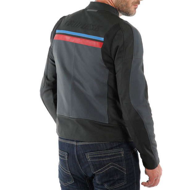 hf-3-giacca-moto-in-pelle-uomo-black-ebony-red-blue image number 5
