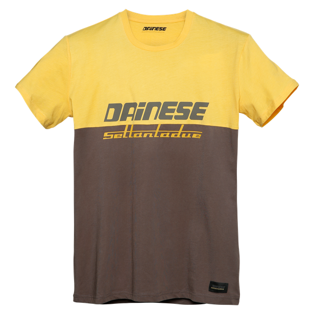 DUNES T-SHIRT MOREL/OLD-GOLD- Dunes