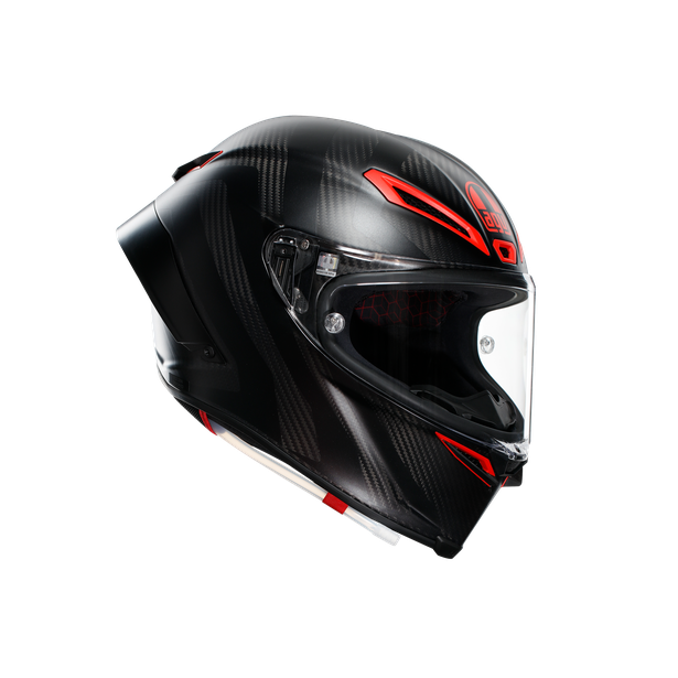 pista-gp-rr-intrepido-matt-carbon-blk-red-motorbike-full-face-helmet-e2206-dot image number 0