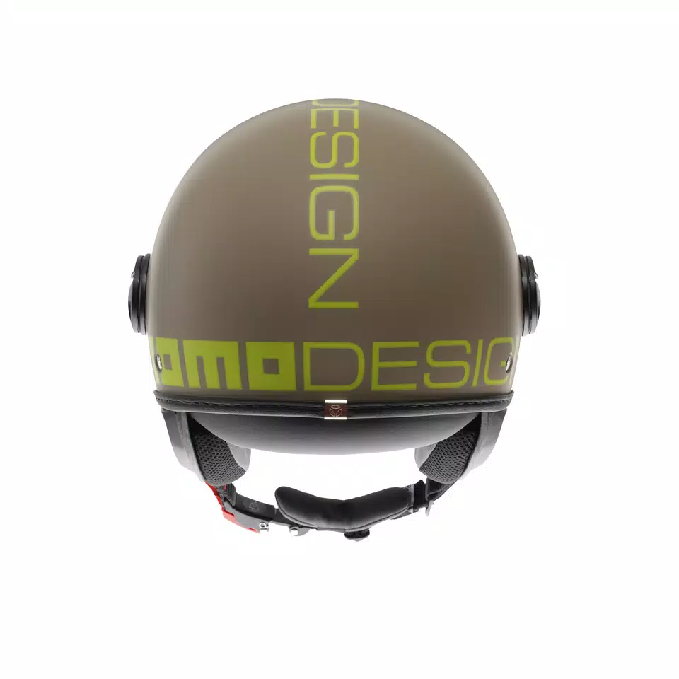 MOMODESIGN FGTR CLASSIC MATT SAND / LIME - JET HELMET WITH VISOR E2206 -  - 5