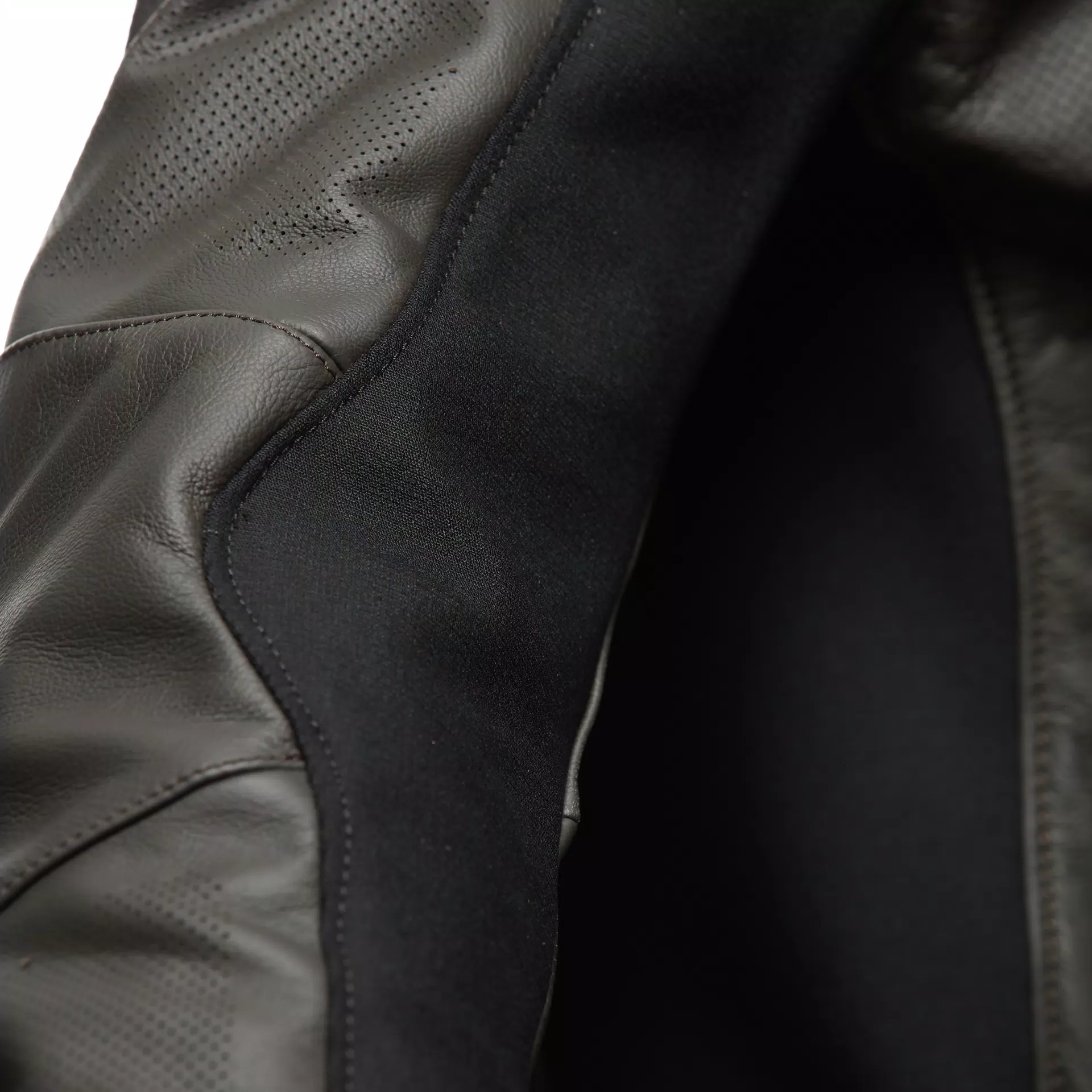 ISTRICE - GIACCA MOTO IN PELLE TRAFORATA UOMO