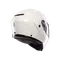 STREETMODULAR MONO MATT BLACK MATERIA WHITE - MOTORBIKE FLIP UP HELMET E2206