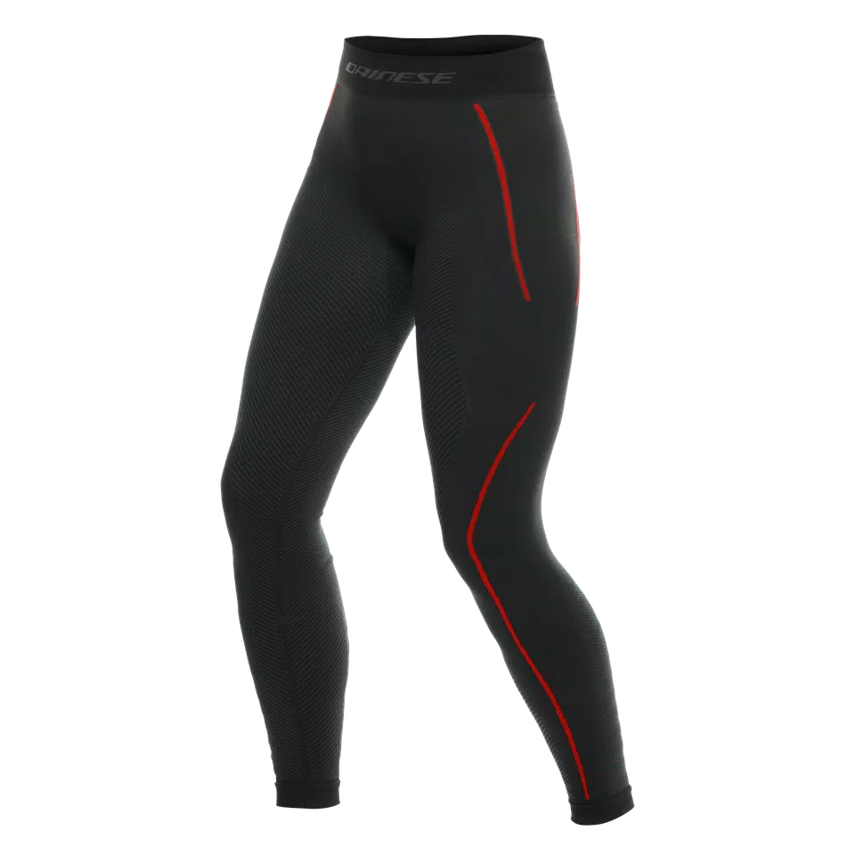 SOTTOPANTALONI TERMICI MOTO DONNA - BLACK/RED - 1